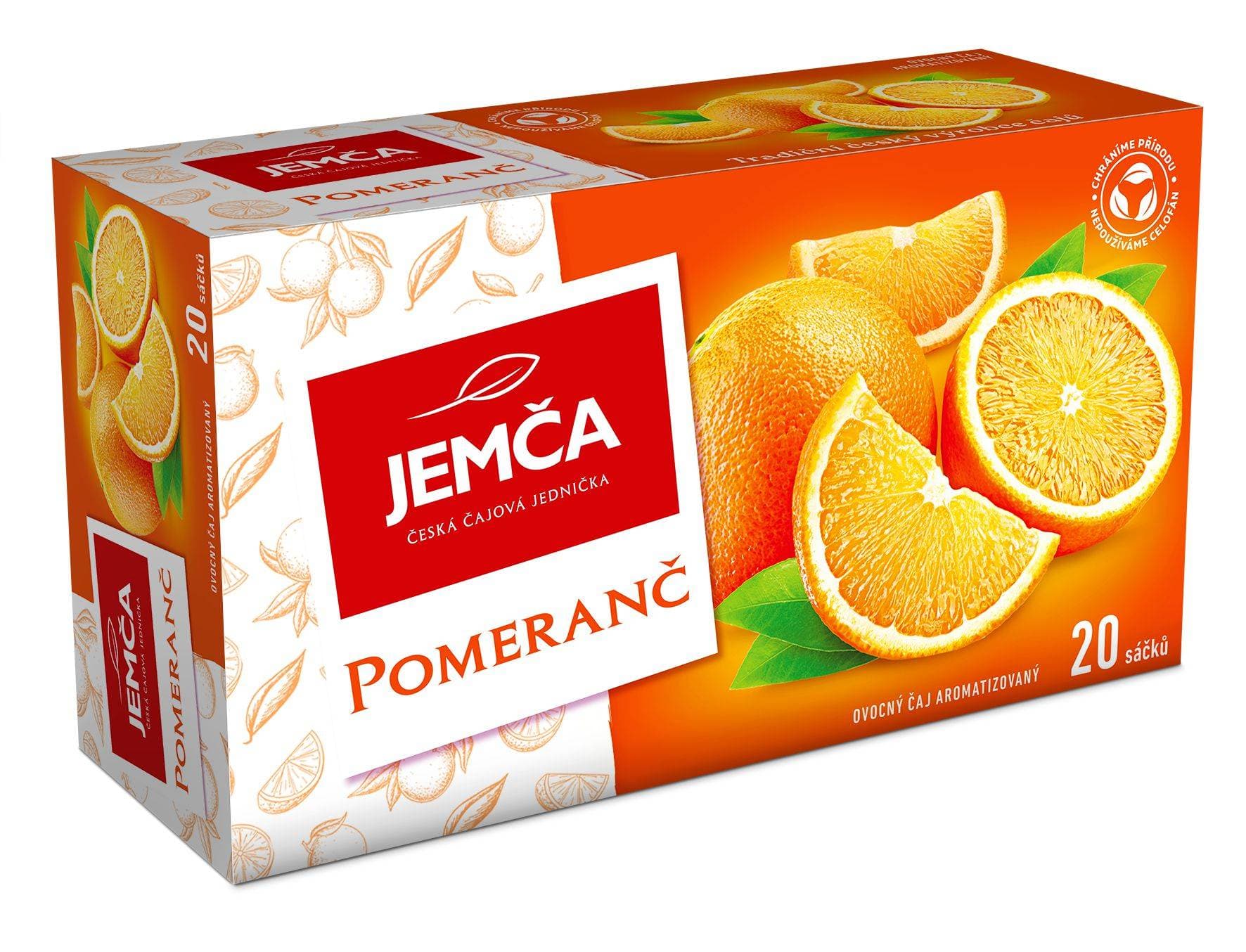 Jemča Pomeranč ovocný čaj porcovaný 20x2 g