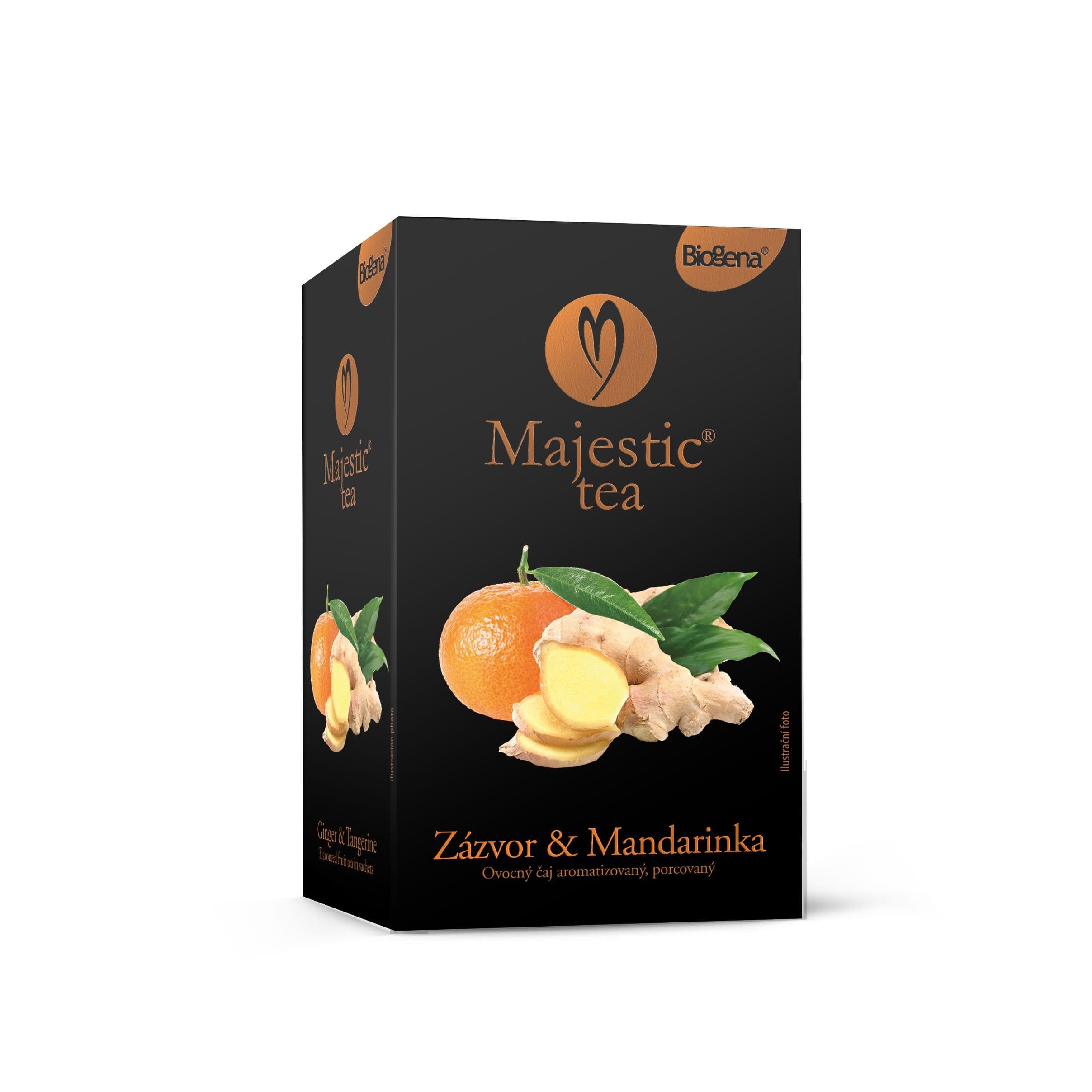 Majestic Zázvor&mandarinka 20 x 2,5 g