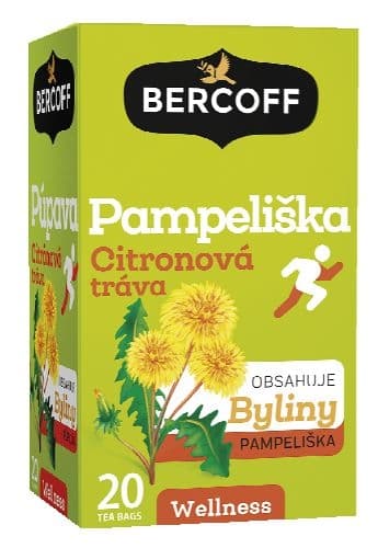 Bercoff Čaj pampeliška-citronová tráva 30g