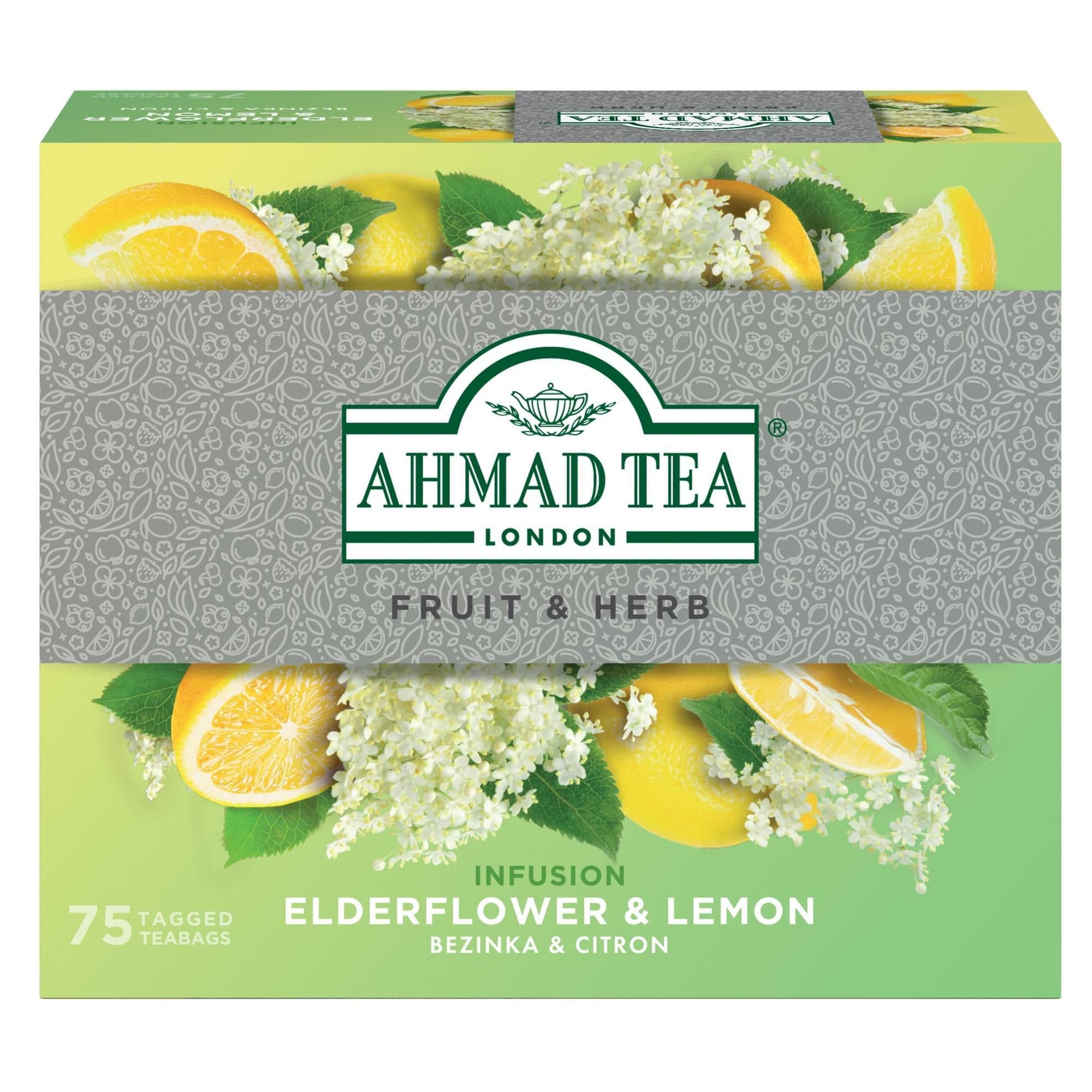 Ahmad Tea Elderflower&Lemon 75sáčků 135g