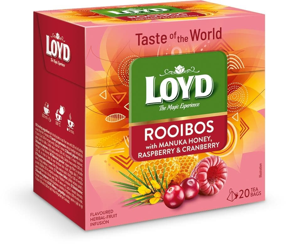 Loyd pyramida WORLD Rooibos & Manuka 20x1,7g
