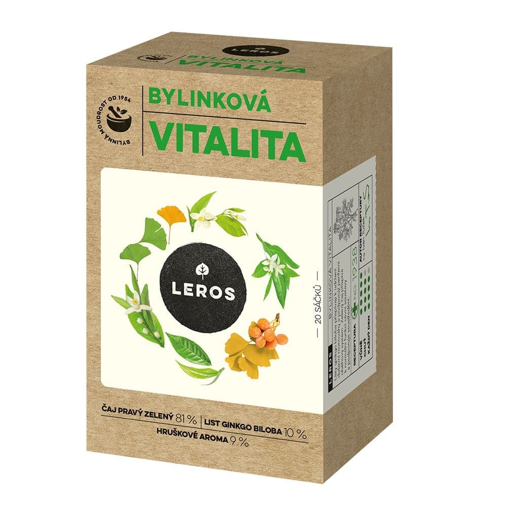 Leros bylinková vitalita 20x2g