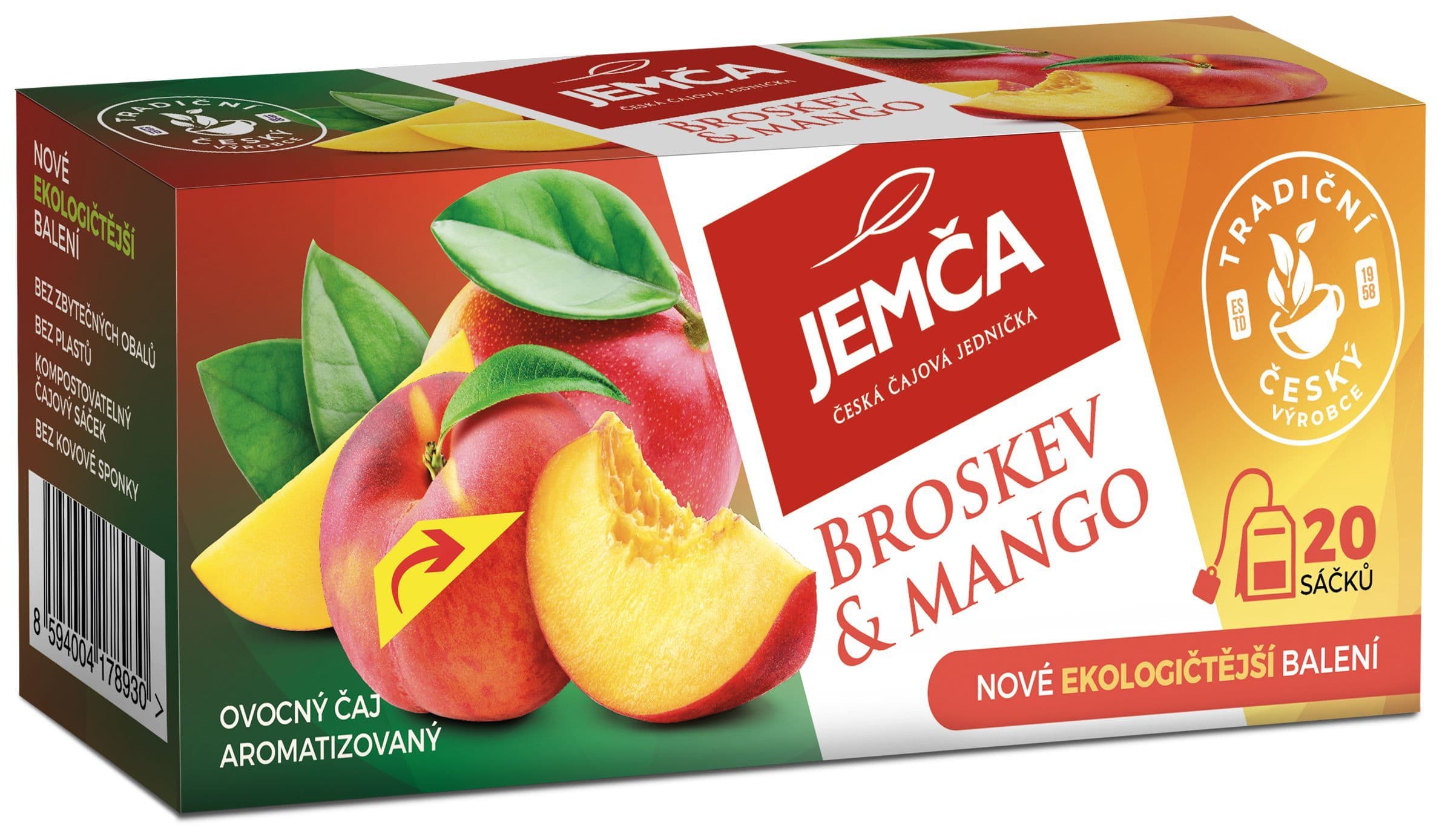Jemča Broskev a mango 35g