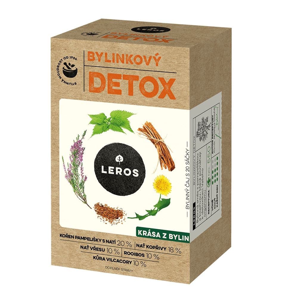 Leros Dobré bytí detox bylinný čaj 20 x 1,5g
