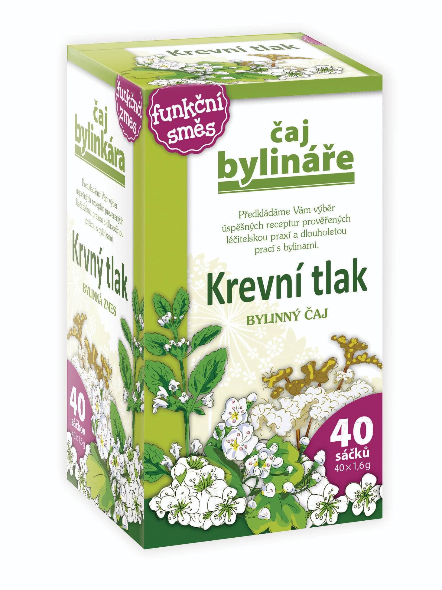 Čaj Bylináře Krevní tlak 40x1,6 g