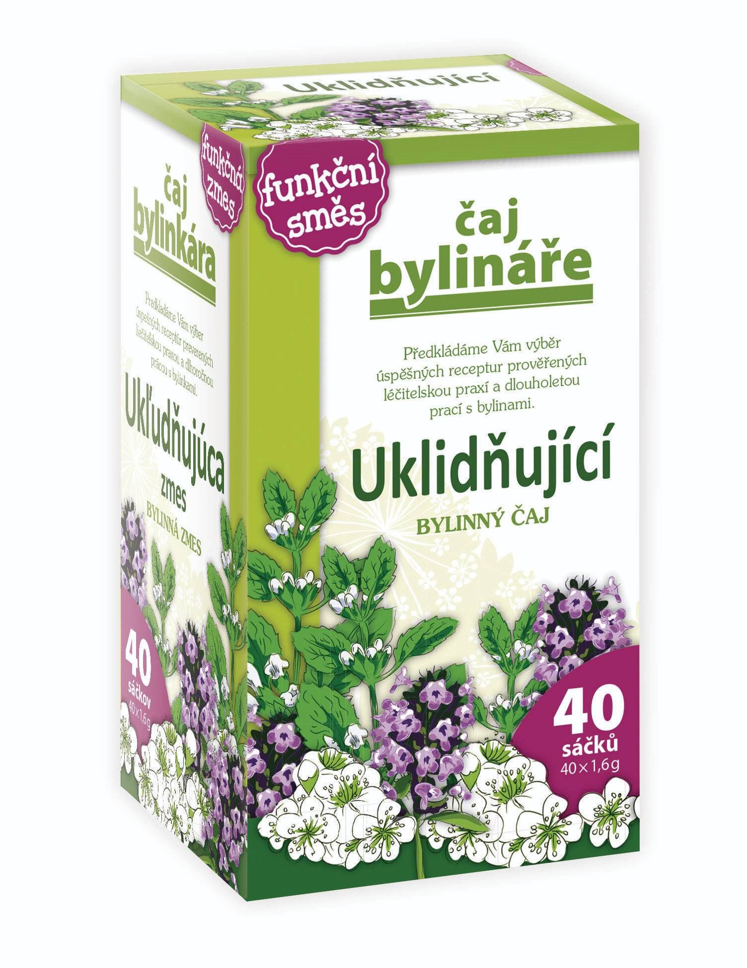 Čaj Bylináře Uklidňující 40x1,6 g