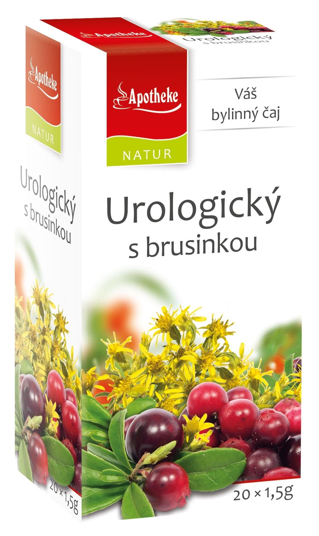 Apotheke Natur Urologický čaj s brusinkou 20 x 1,5 g