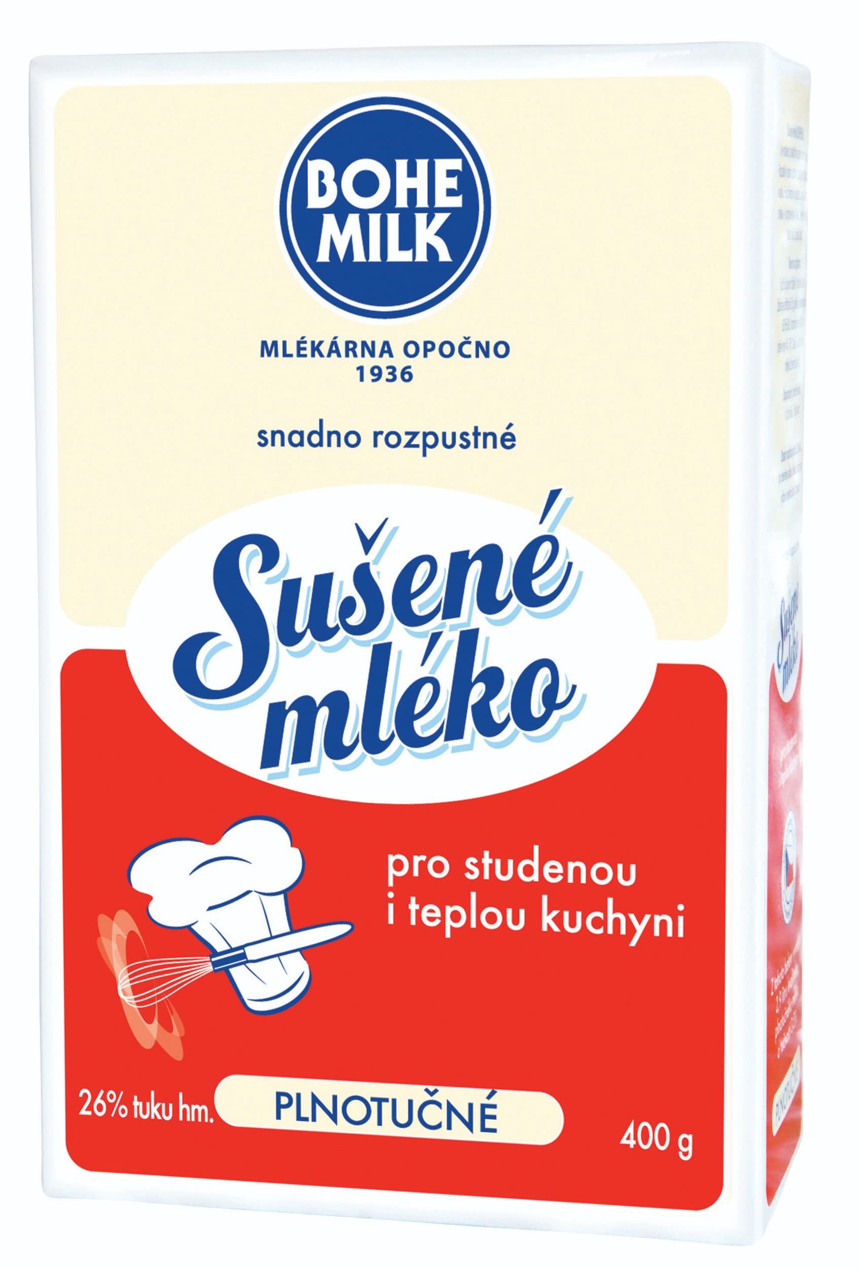 Bohemilk Sušené mléko plnotučné 400 g