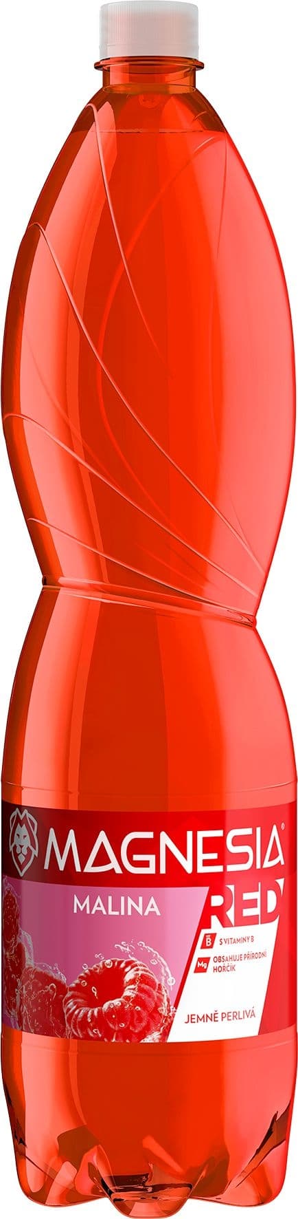 Magnesia Red Malina jemně perlivá 1,5 l
