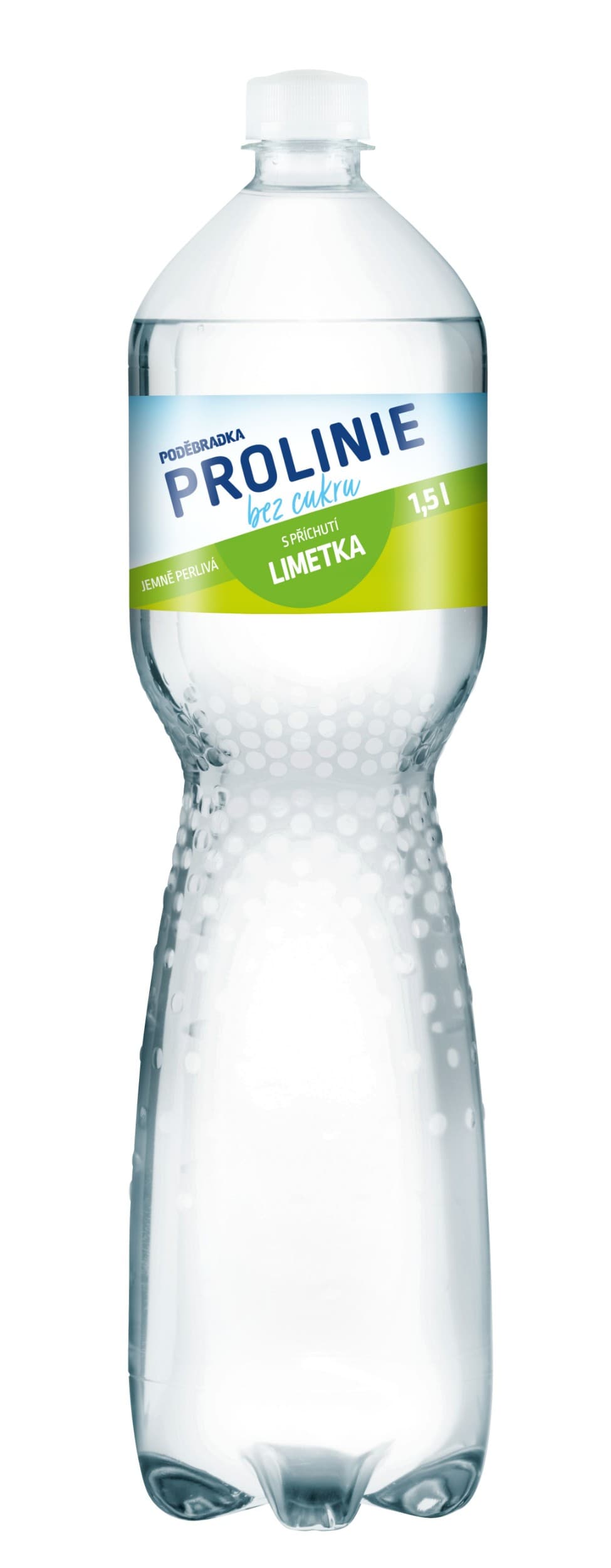 Poděbradka ProLinie Jemně perlivá limetka 1,5 l