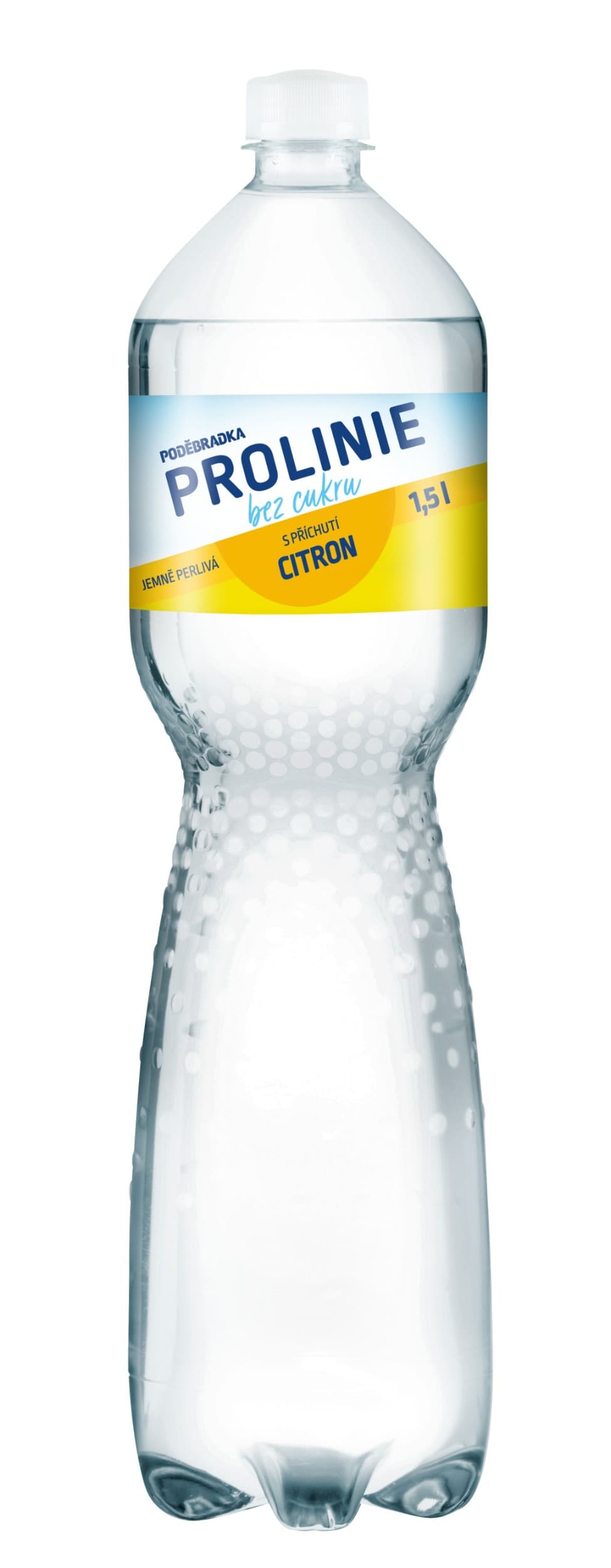 Poděbradka ProLinie Jemně perlivá citron 1,5 l