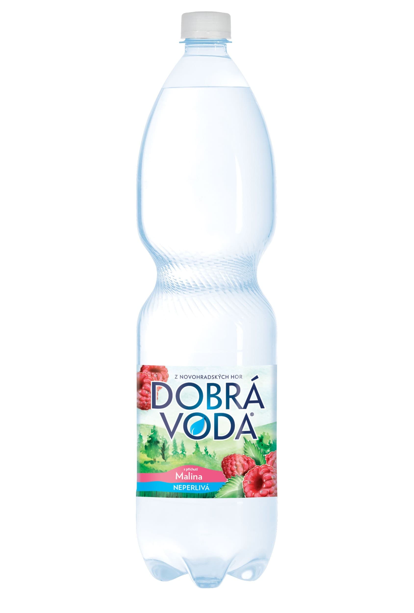 Dobrá Voda Neperlivá s příchutí malina 1,5 l