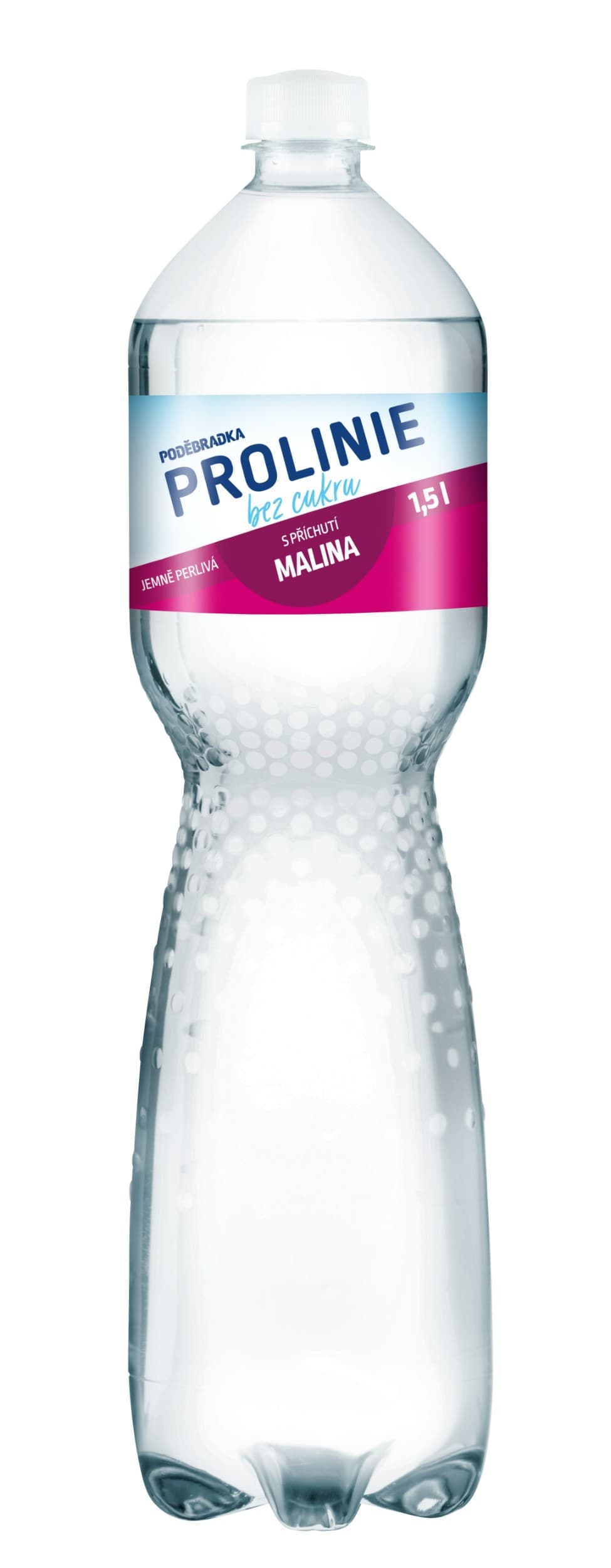 Poděbradka Prolinie Jemně perlivá malina 1,5l