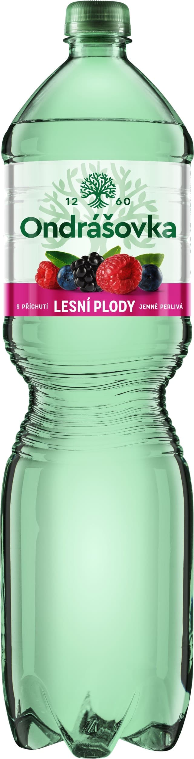 Ondrášovka Jemně perlivá minerální voda lesní plody 1,5 l