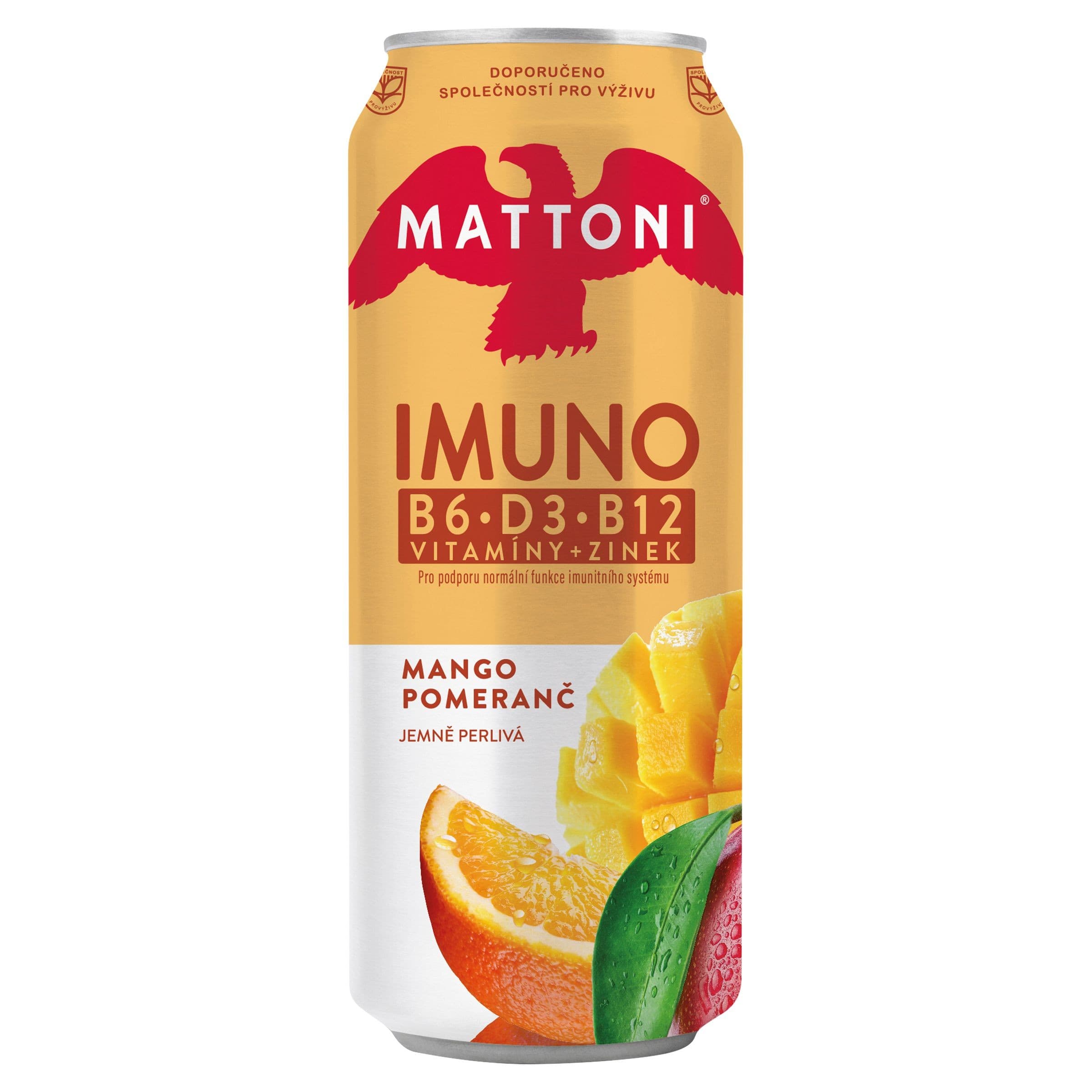 Mattoni Imuno pomeranč & mango 0,5 l