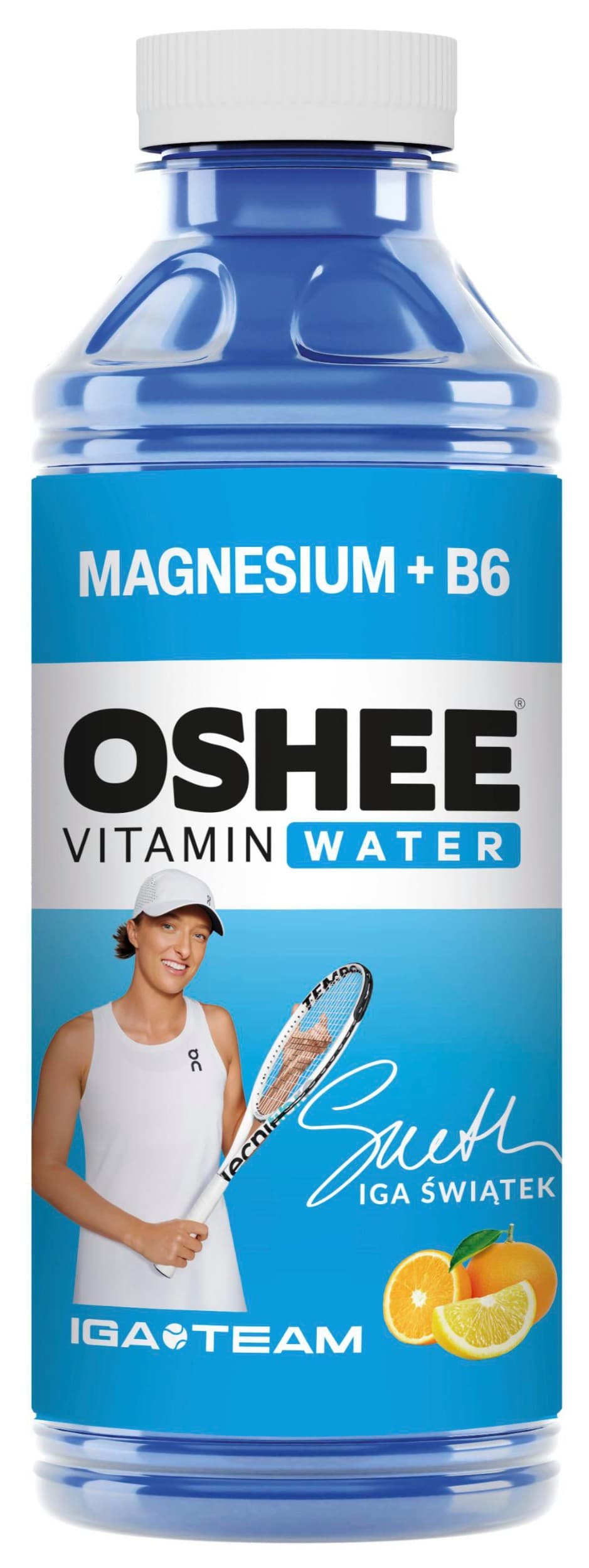 Oshee Vitamínová voda Magnesium+B6 citron a pomeranč 555ml