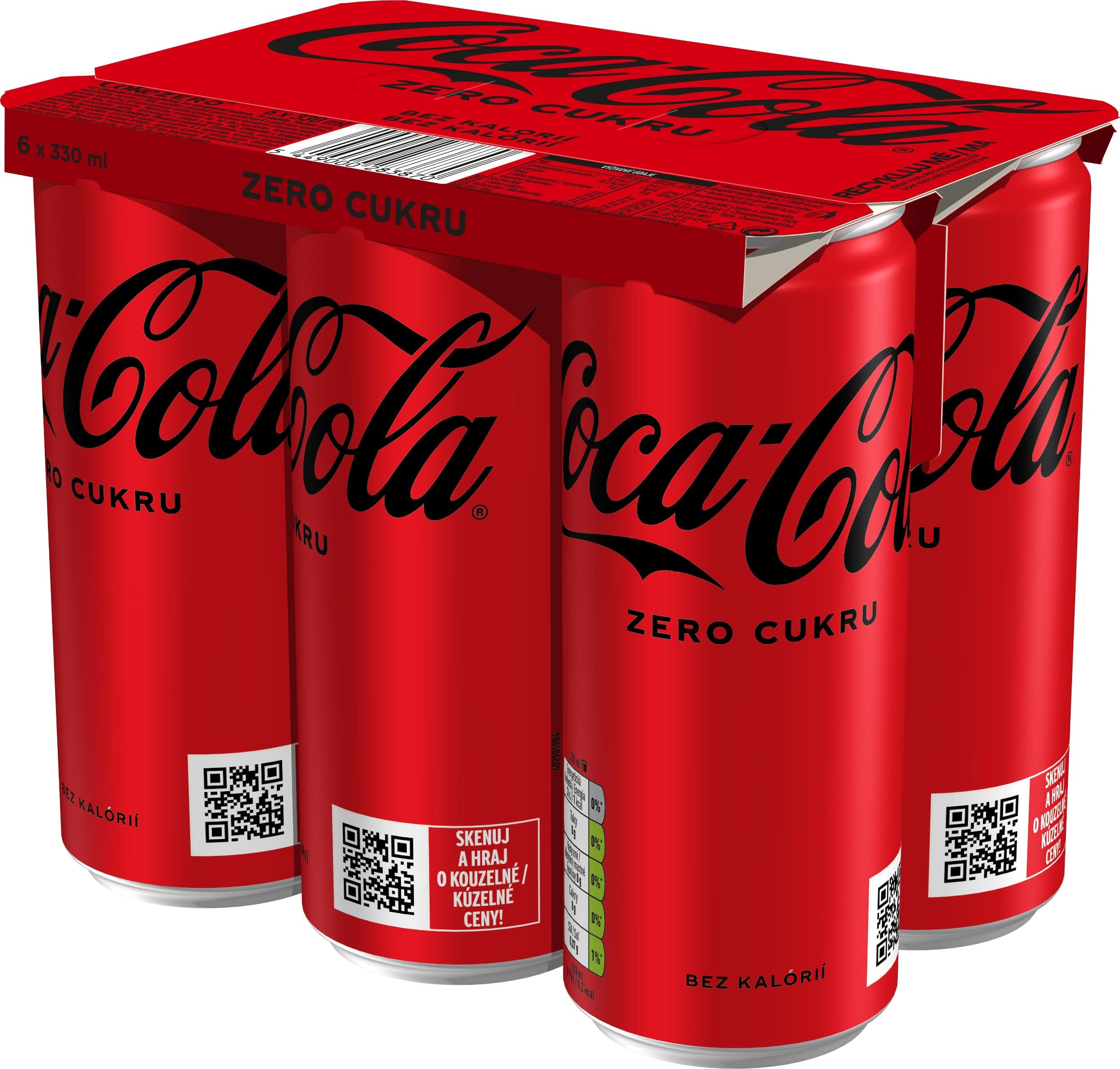 Coca-Cola Zero 6x330 ml