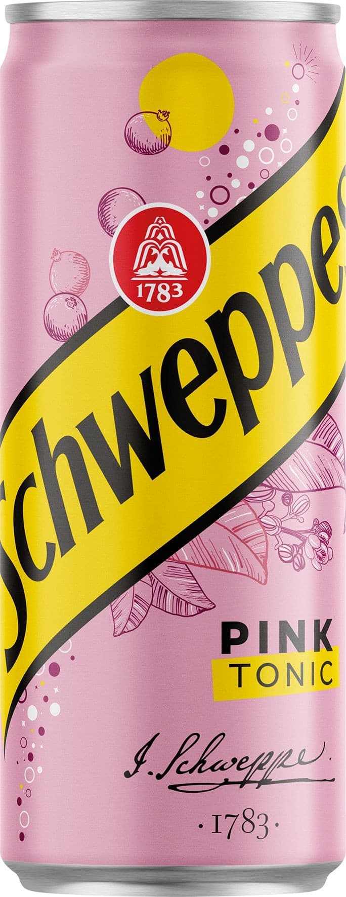 Schweppes Pink Tonic 0,33l CAN Sleek