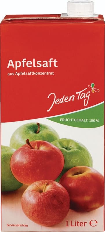 Jeden Tag Jablečná šťáva 100% 1l