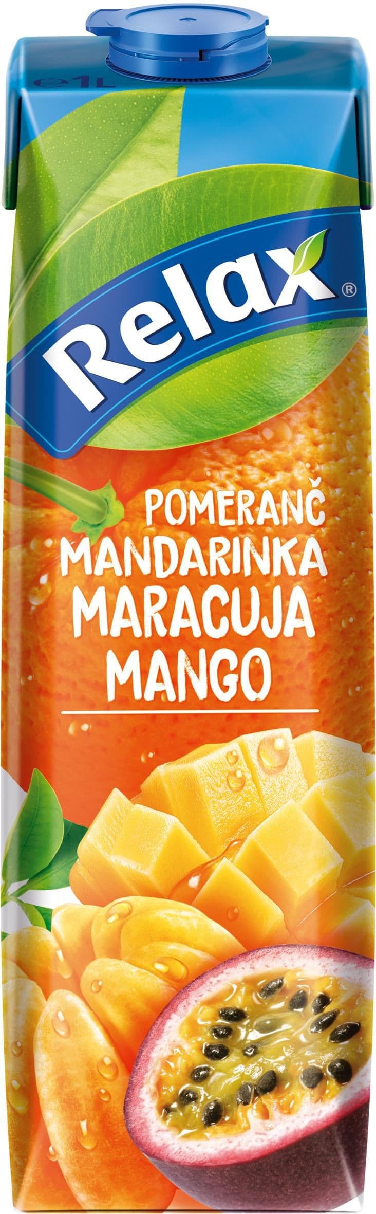Relax Mandarinka-maracuja-mango 1 l