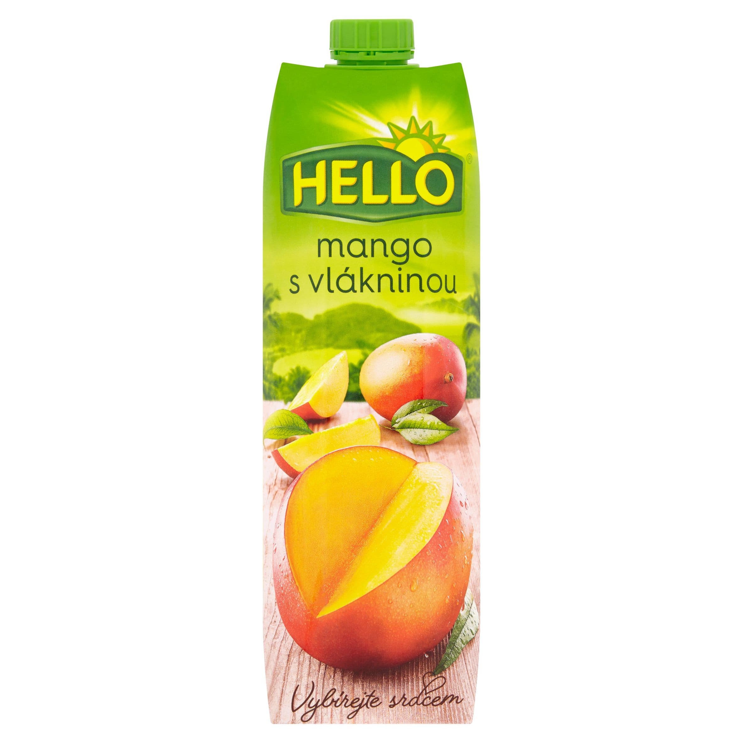 Hello Mango s vlákninou 1 l