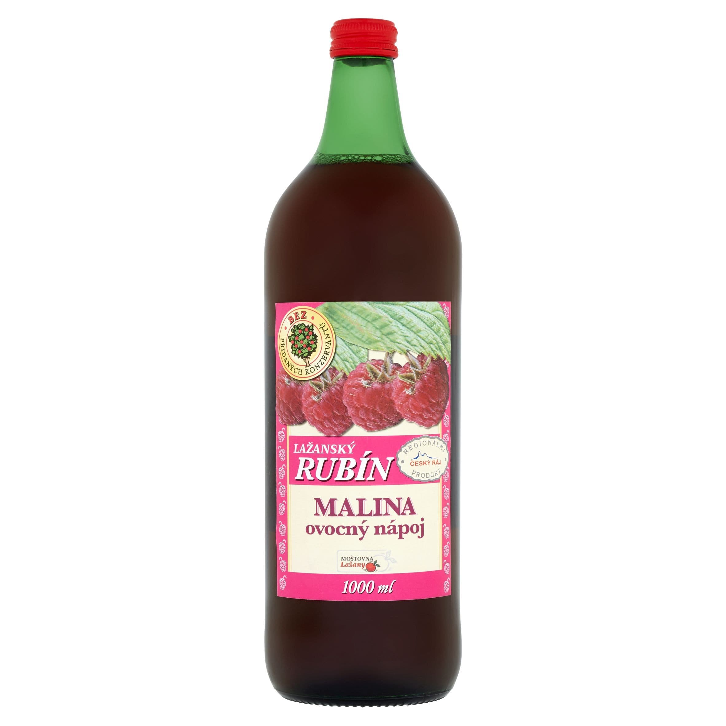 Lažanský Rubín Ovocný nápoj malina 1 l