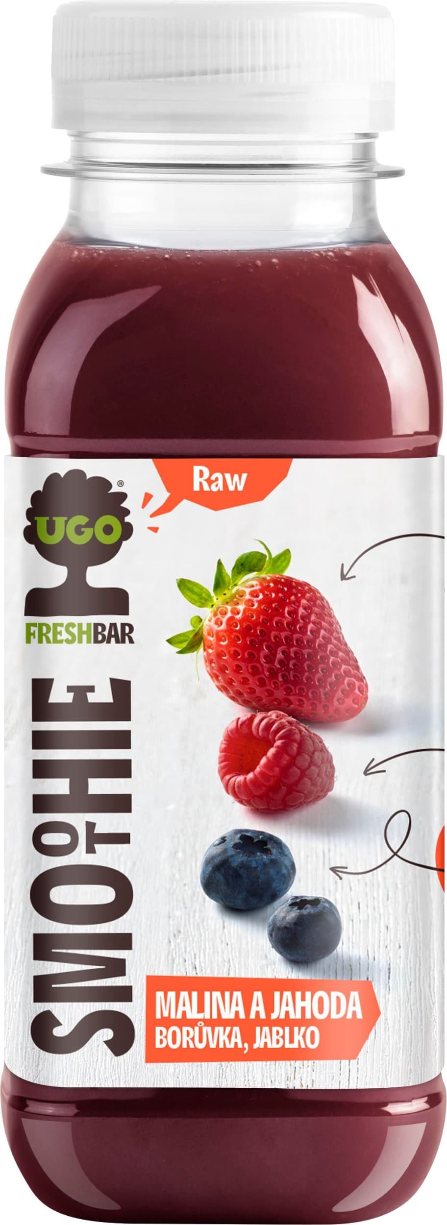 Ugo Malina/jahoda/borůvka/jablko 250 ml