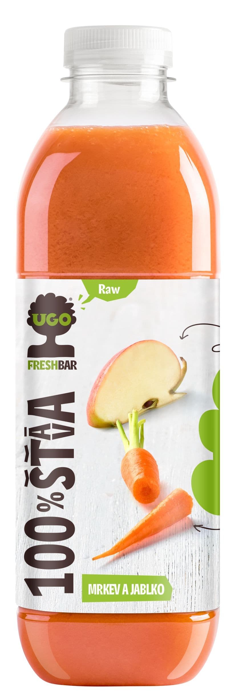 Ugo mrkev/jablko 750 ml