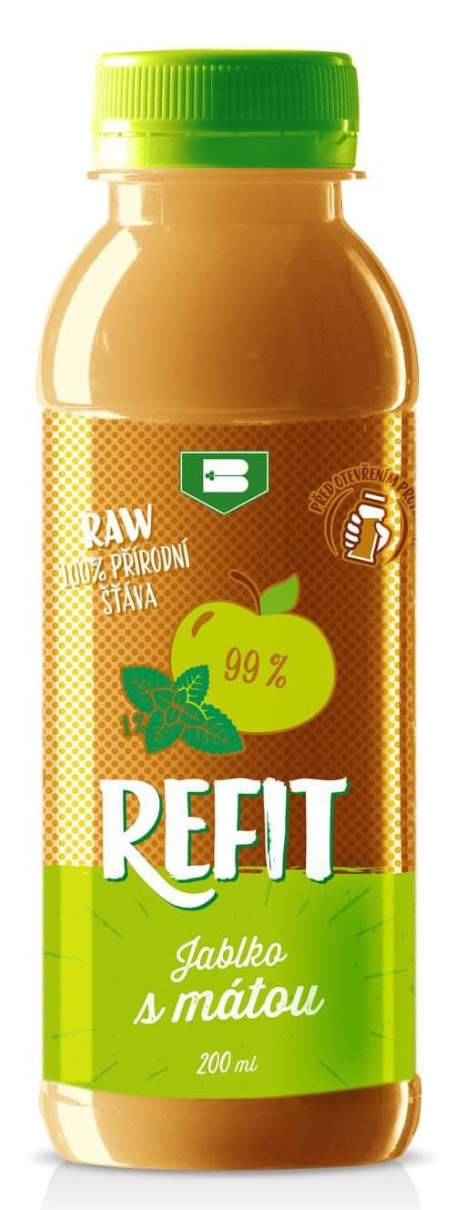 Refit jablko, mrkev 200 ml