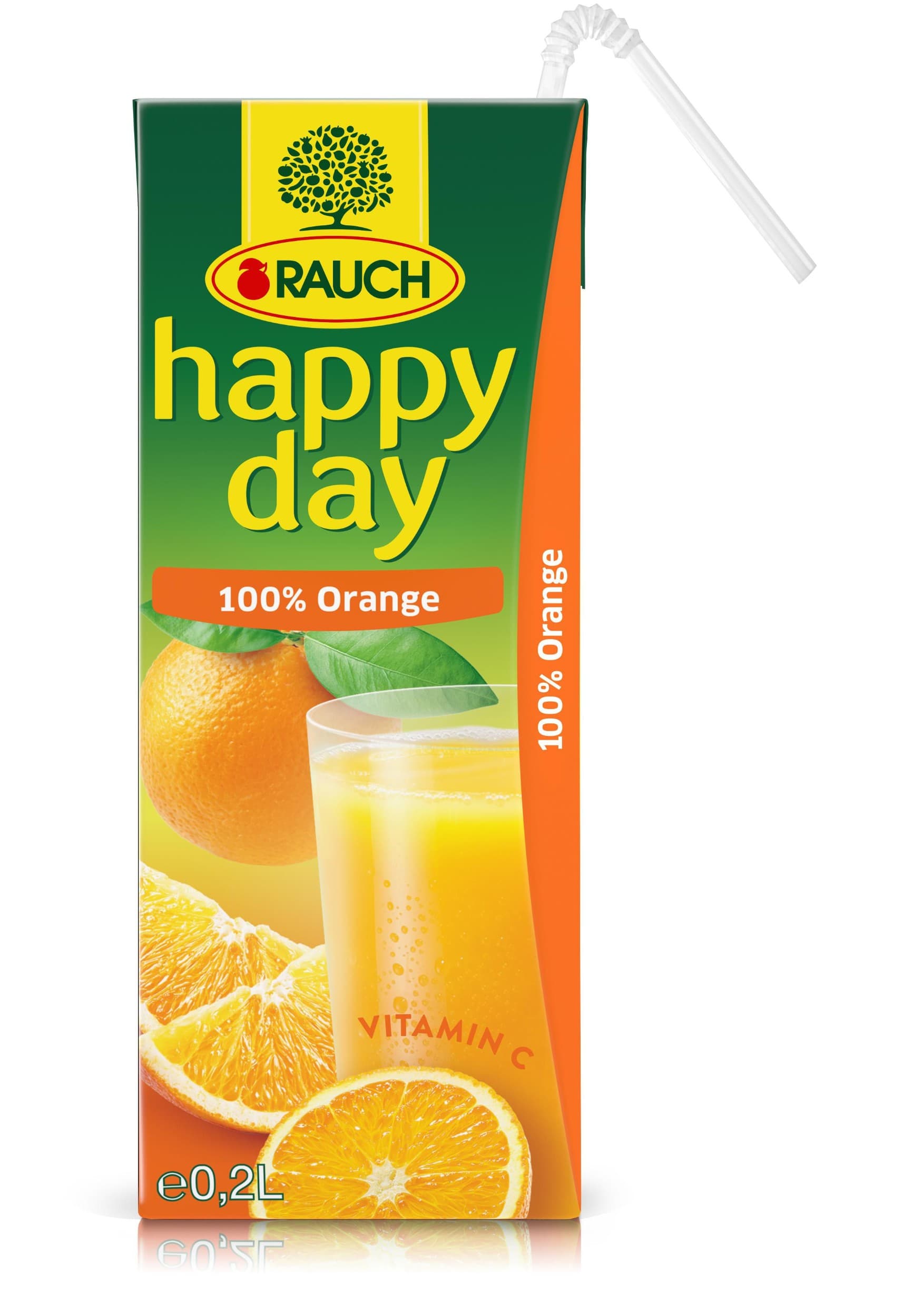 Happy Day pomeranč  100% 0,2l