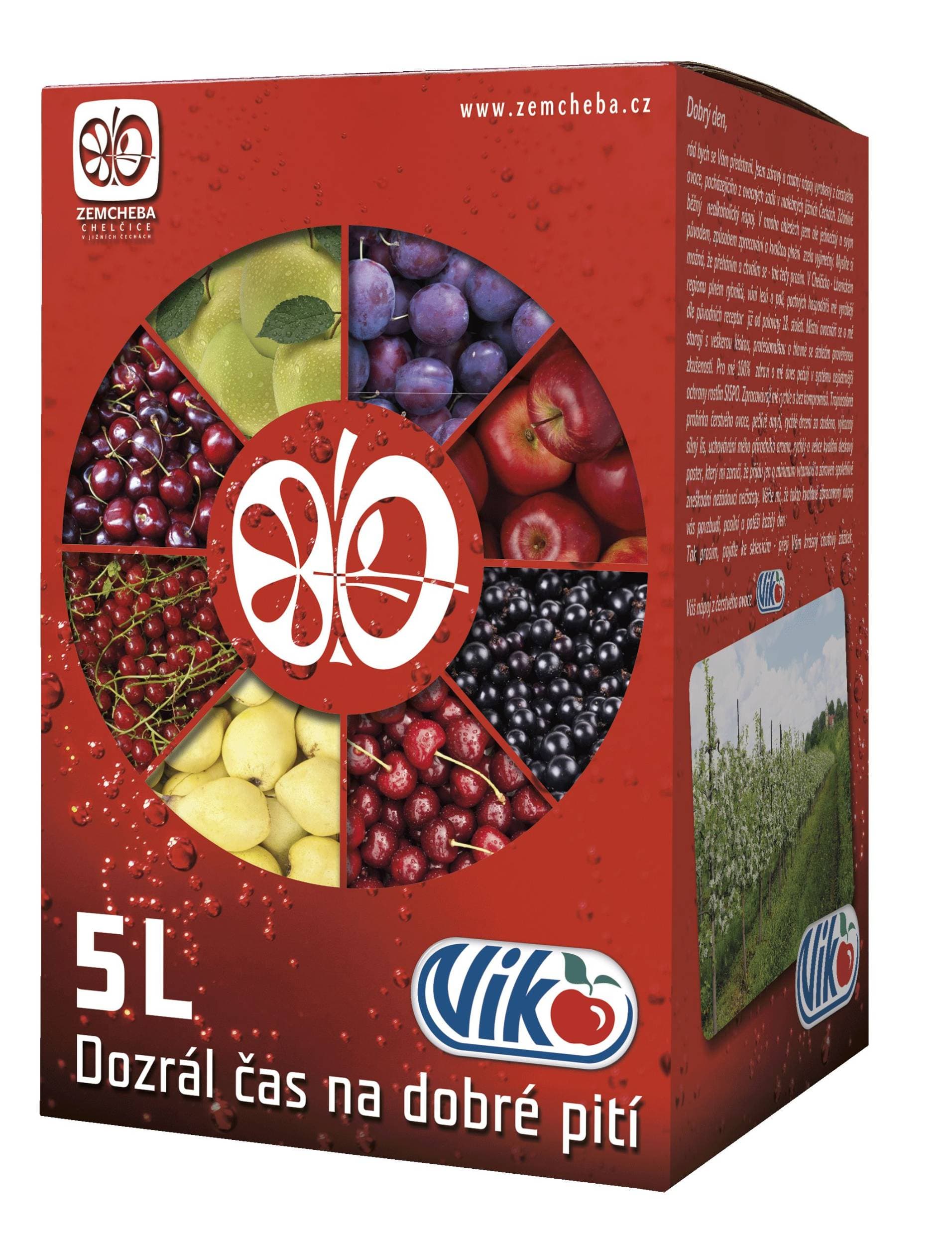 Viko Ovocný nektar hruška 50% 5l