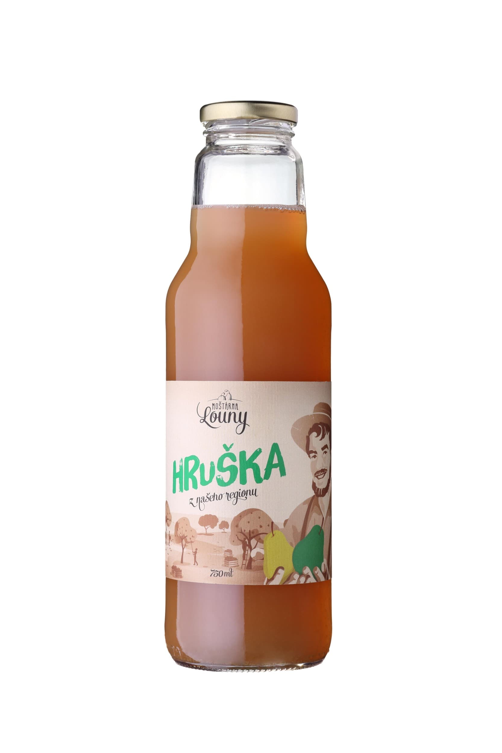 Moštárna Louny Mošt hruška 100% 750 ml