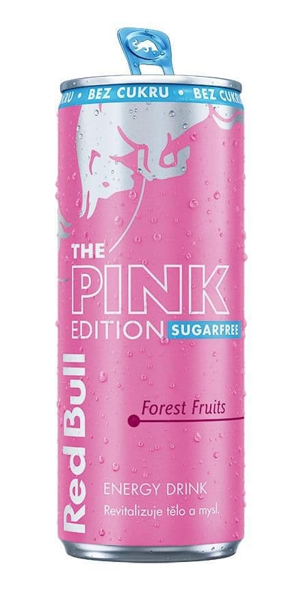 Red Bull Pink Sugarfree s příchutí lesního ovoce 250ml
