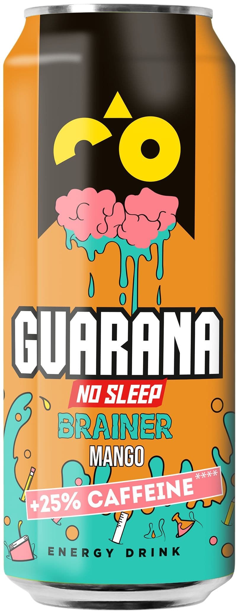 Guarana Brainer Mango 0,5l CAN