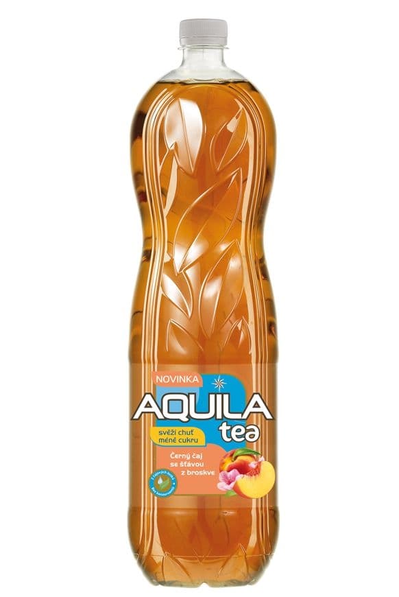 Aquila Tea.m Černý čaj se šťávou z broskve 1,5 l