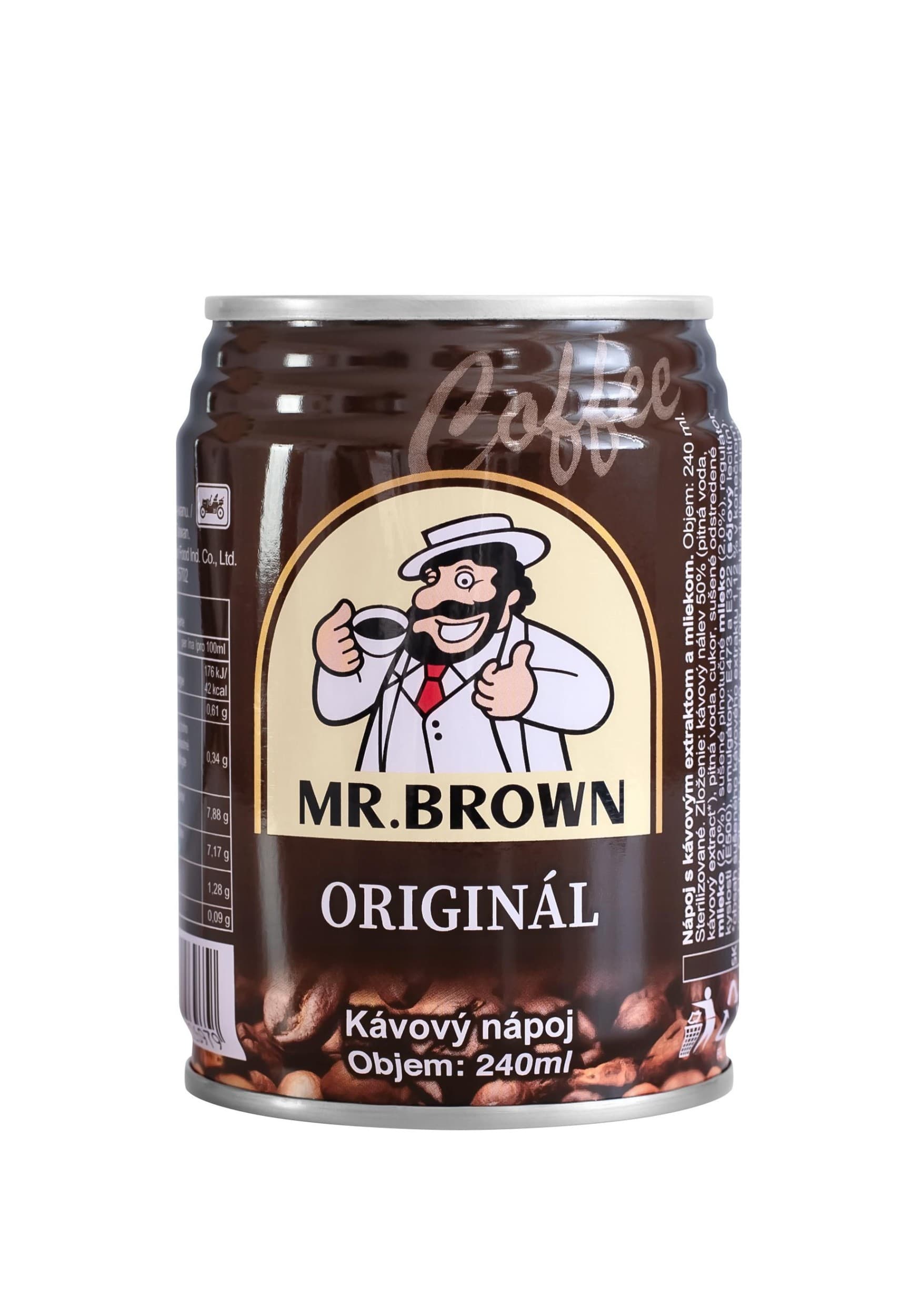 Mr. Brown Nápoj s mlékem a kávovým nálevem 240 ml