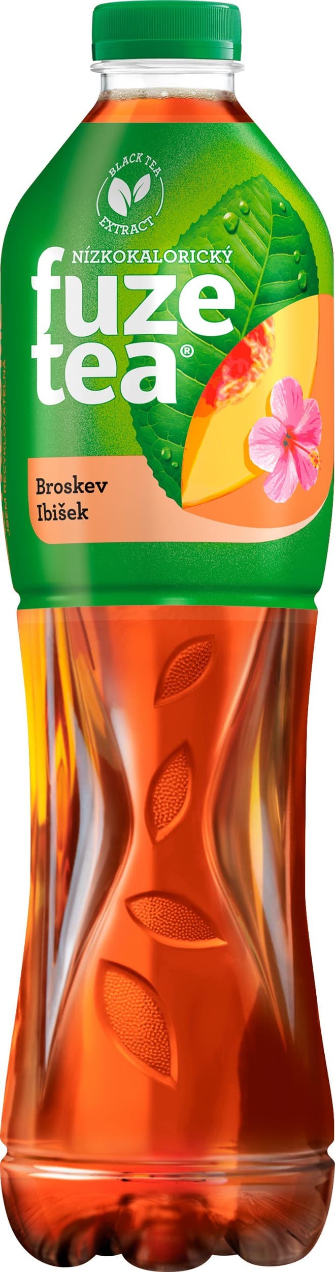 Fuzetea Black Ice Tea Peach Hibiscus 1,5 l