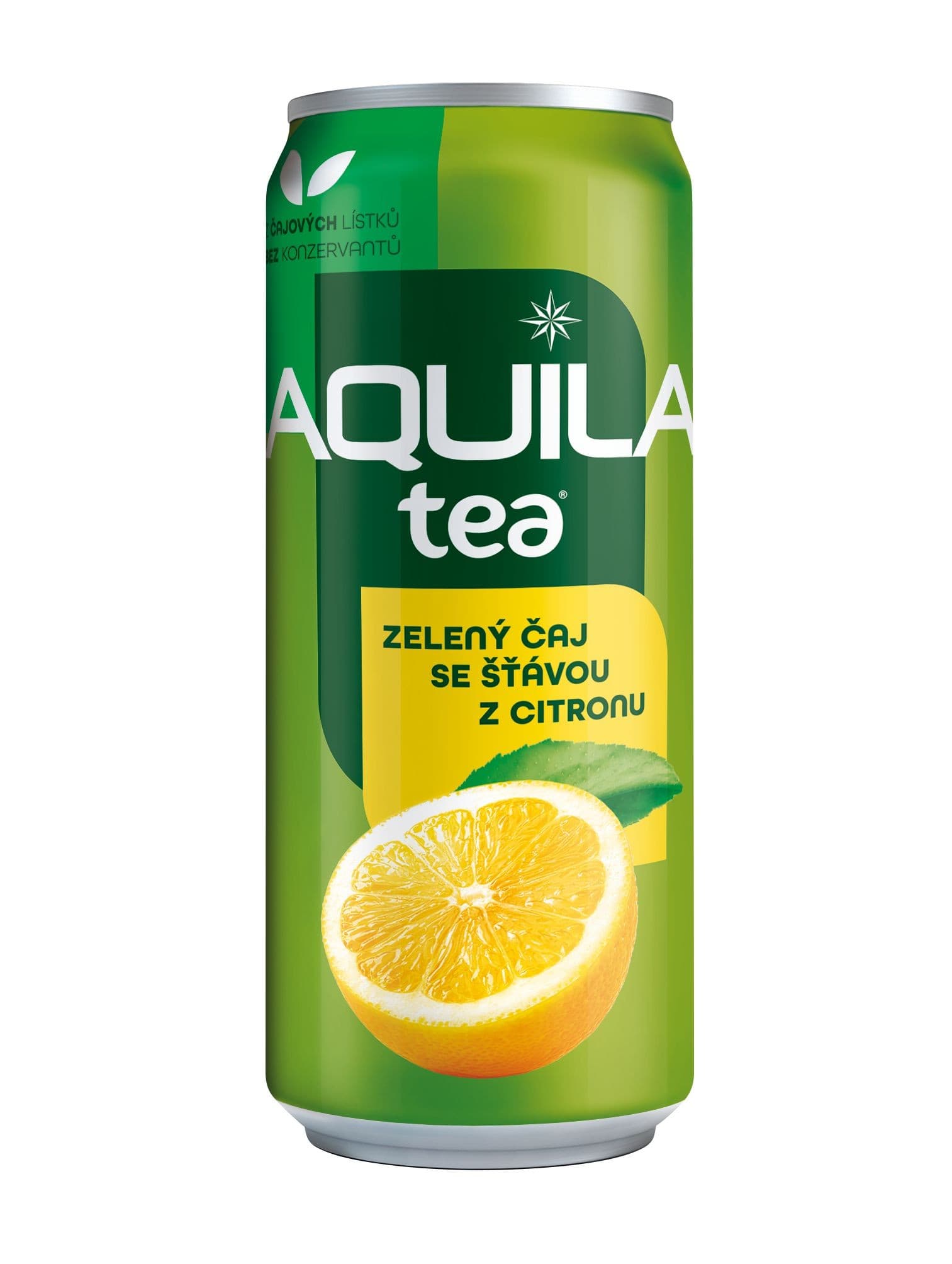 Aquila zelený čaj s citronem 0,33l CAN