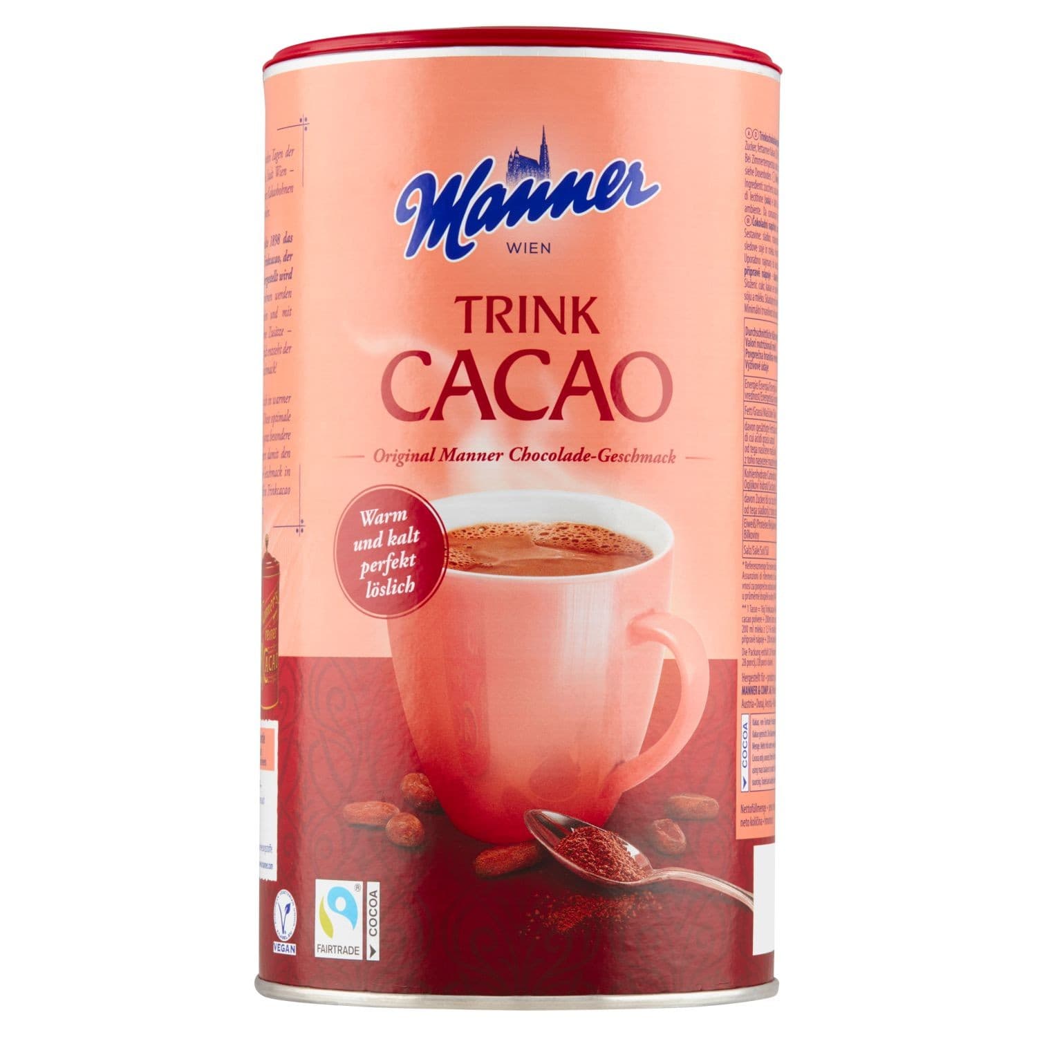 Manner Trink Cacao rozpustný čokoládový nápoj 450g
