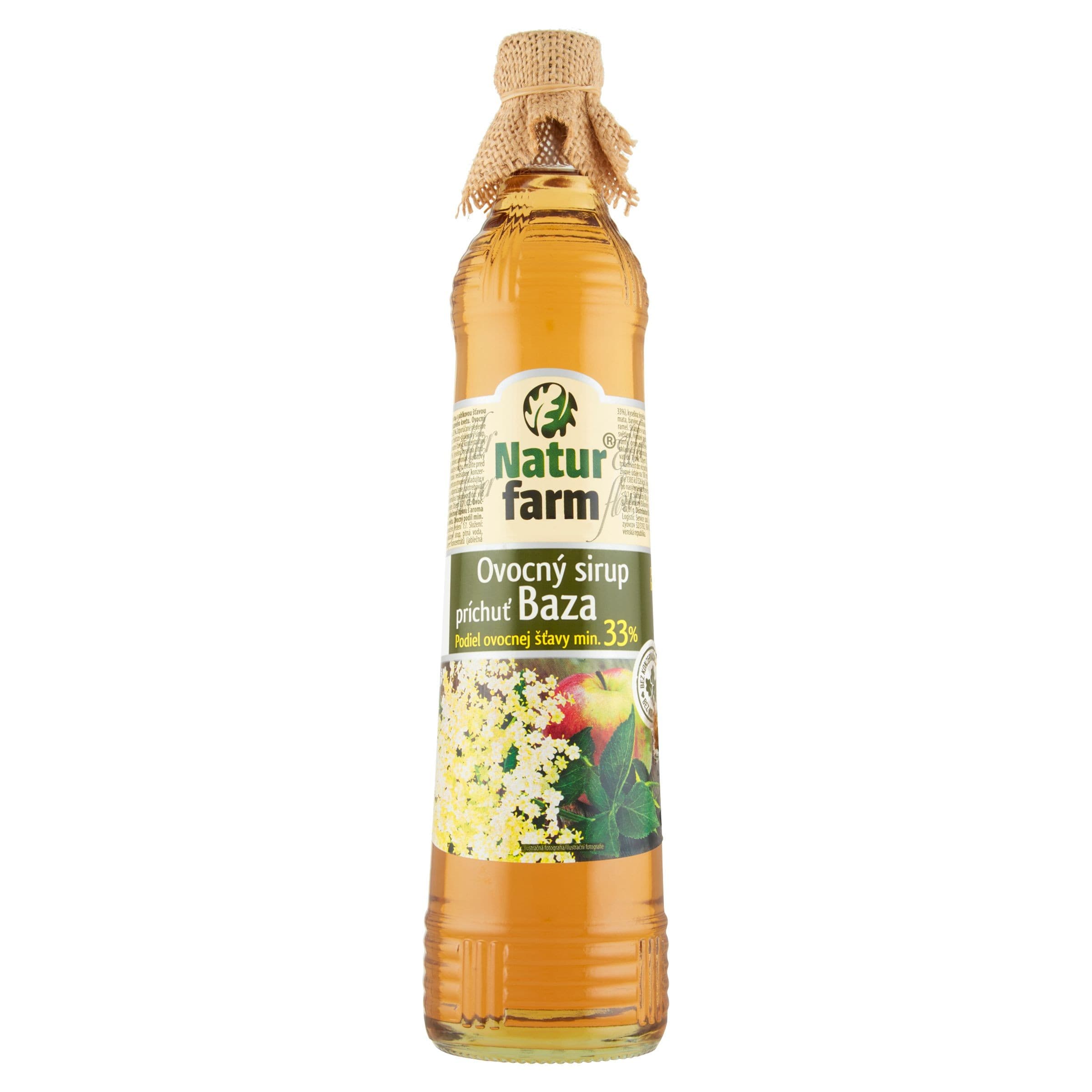 Natur Farm ovocný sirup s příchutí bezu 0,7 l