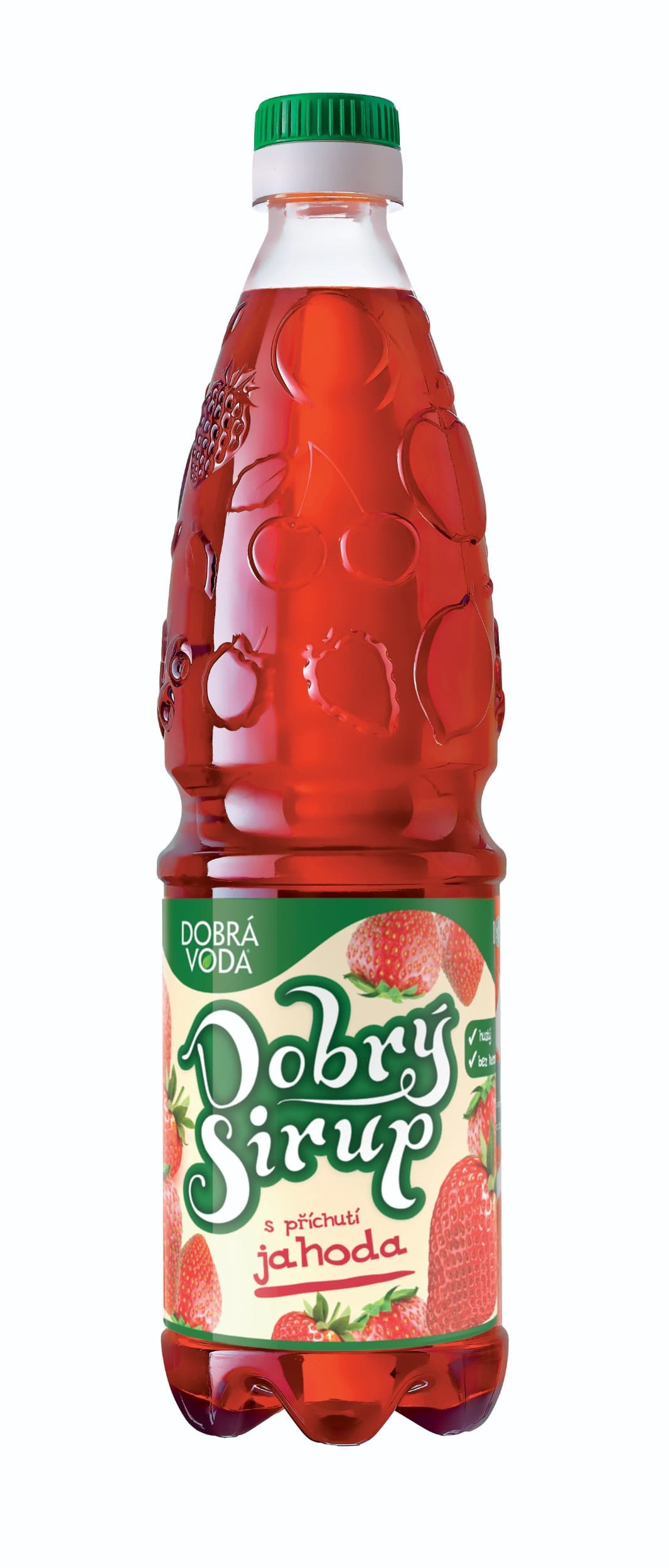 Dobrá Voda Dobrý Sirup s příchutí jahoda 0,7 l