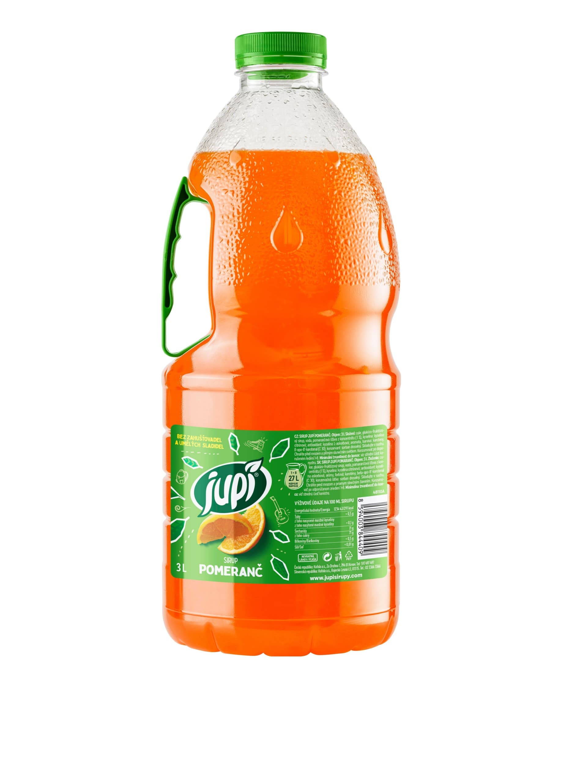 Jupí Sirup pomeranč 3 l