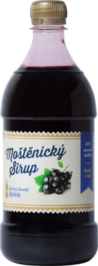 Moštěnický sirup Černý rybíz 0,7 l