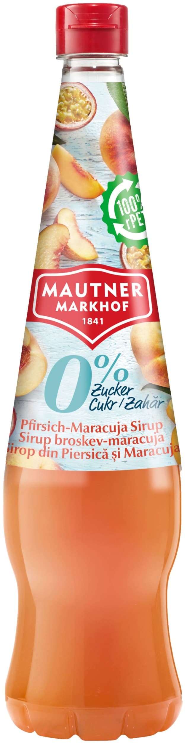 Mautner Markhof Sirup 0 % cukr broskev-maracuja 0,7 l
