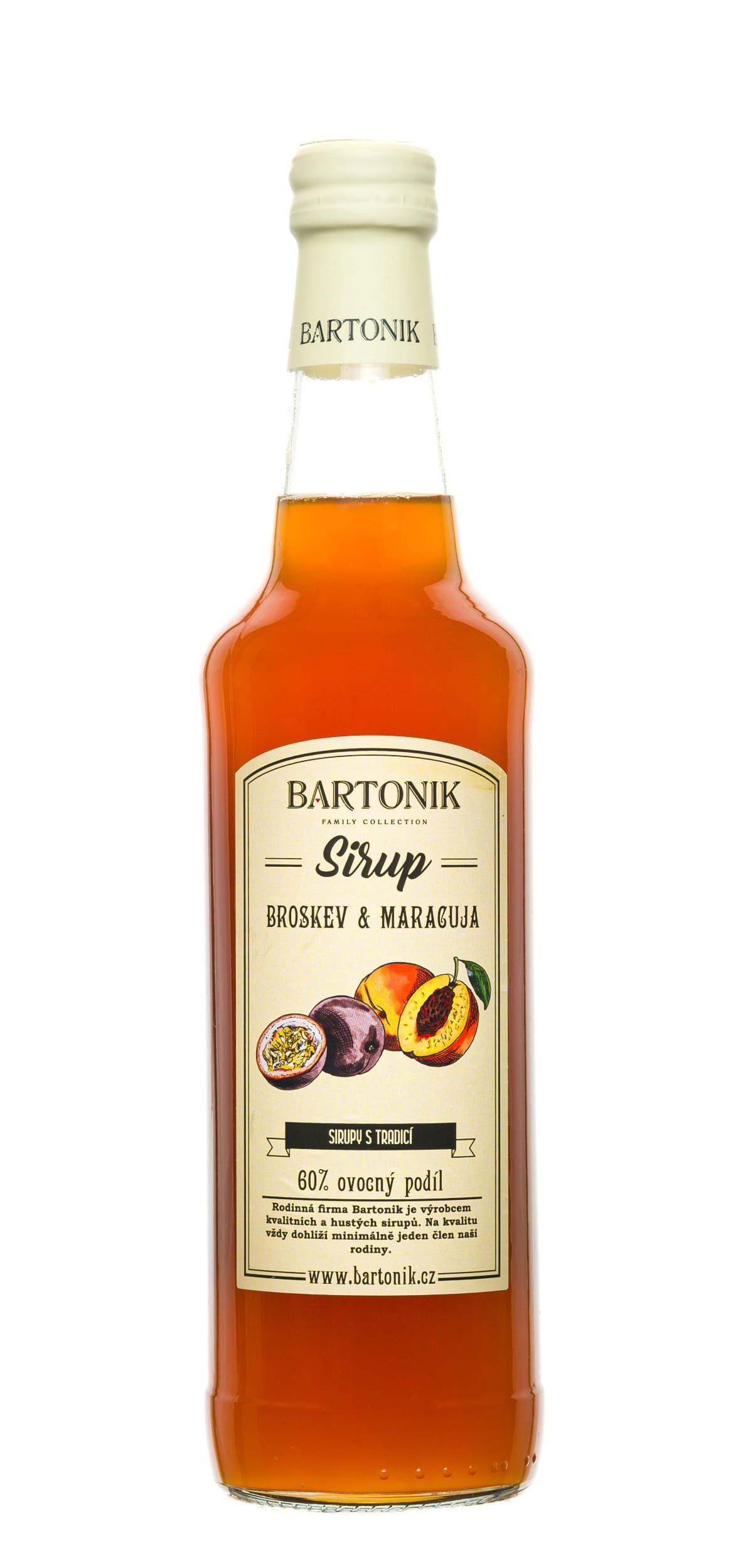 Bartonik Sirup broskev & maracuja 0,5l