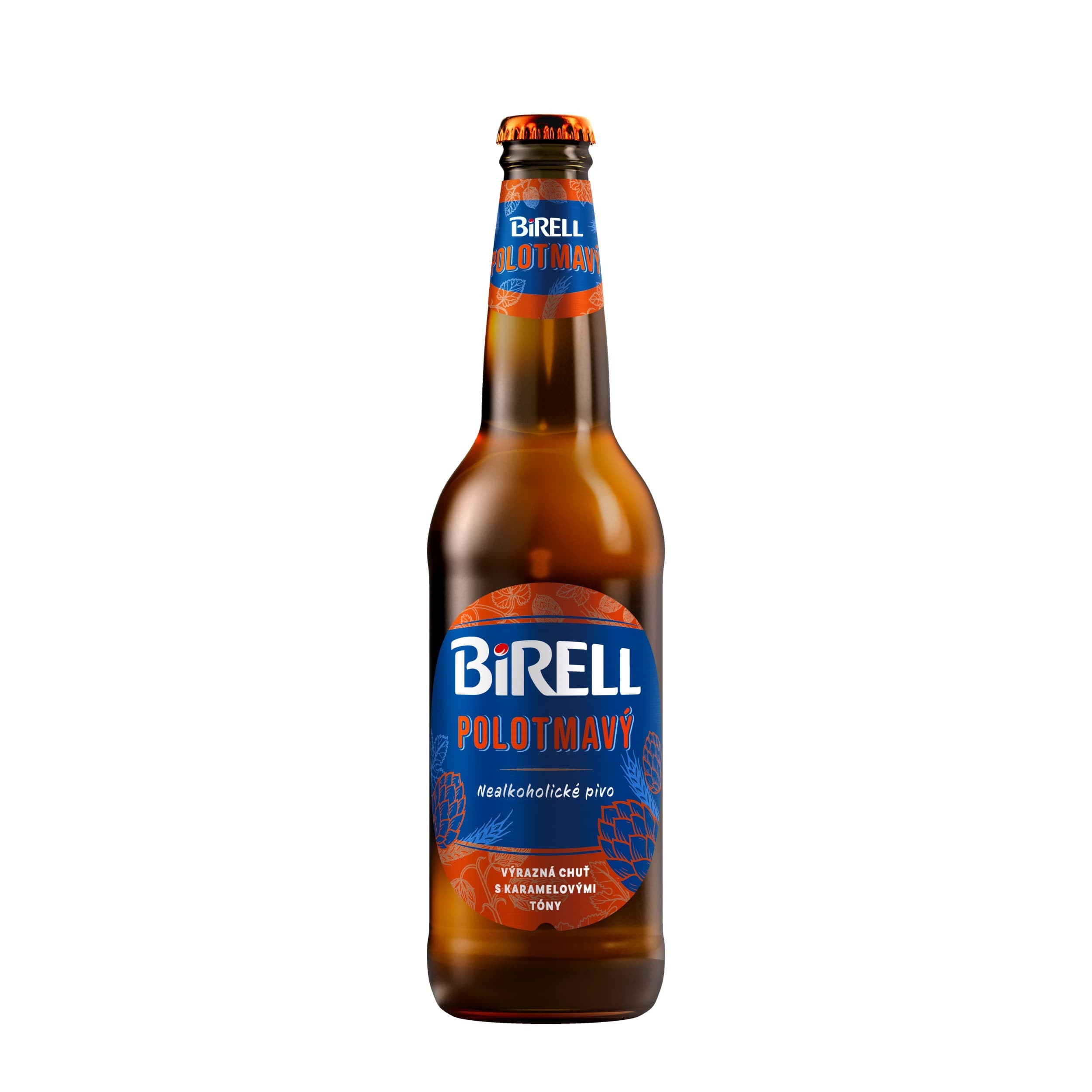 Birell Polotmavé pivo nealkoholické 0,5 l