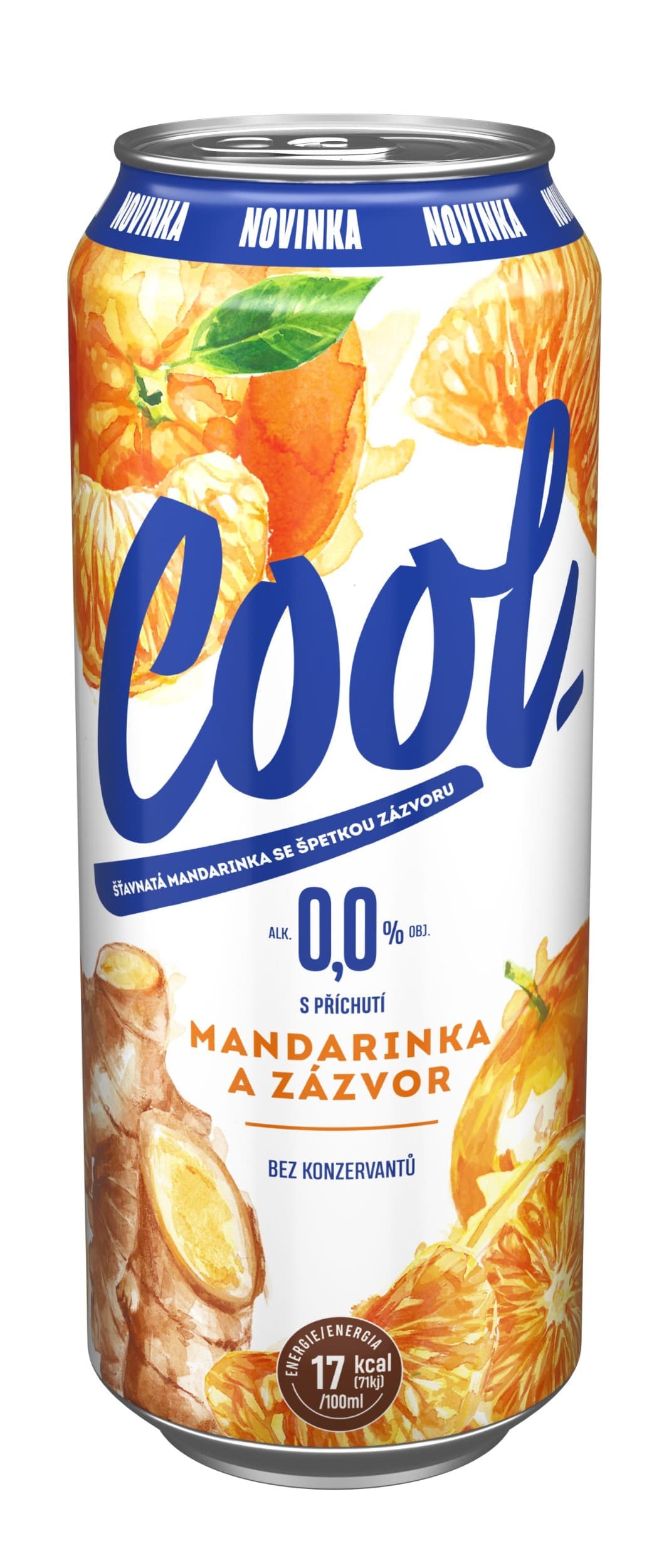 COOL 0,0% příchuť mandarinka se zázvorem