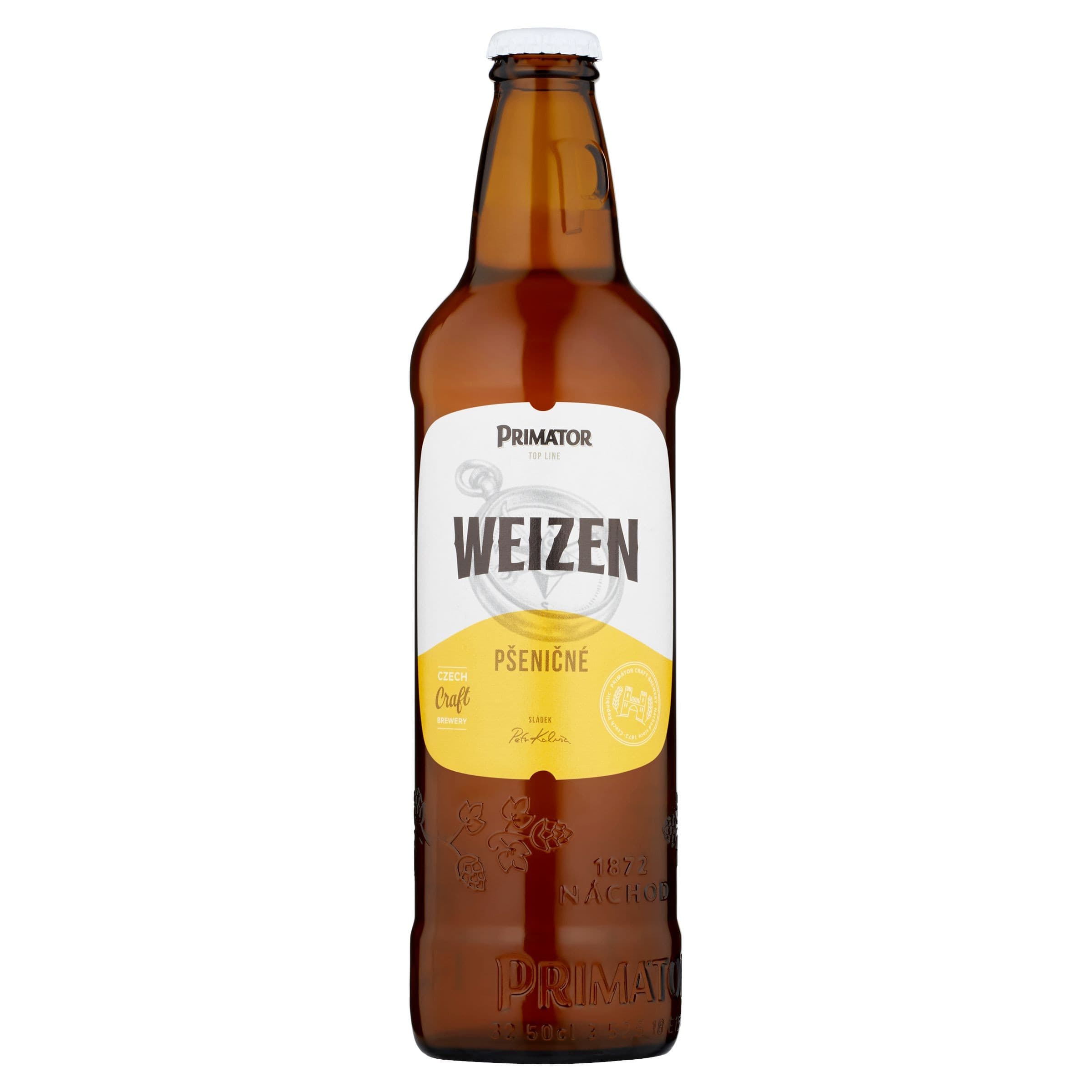 Primátor Weizenbier nefiltrované svrchně kvašené pšeničné pivo 0,5 l