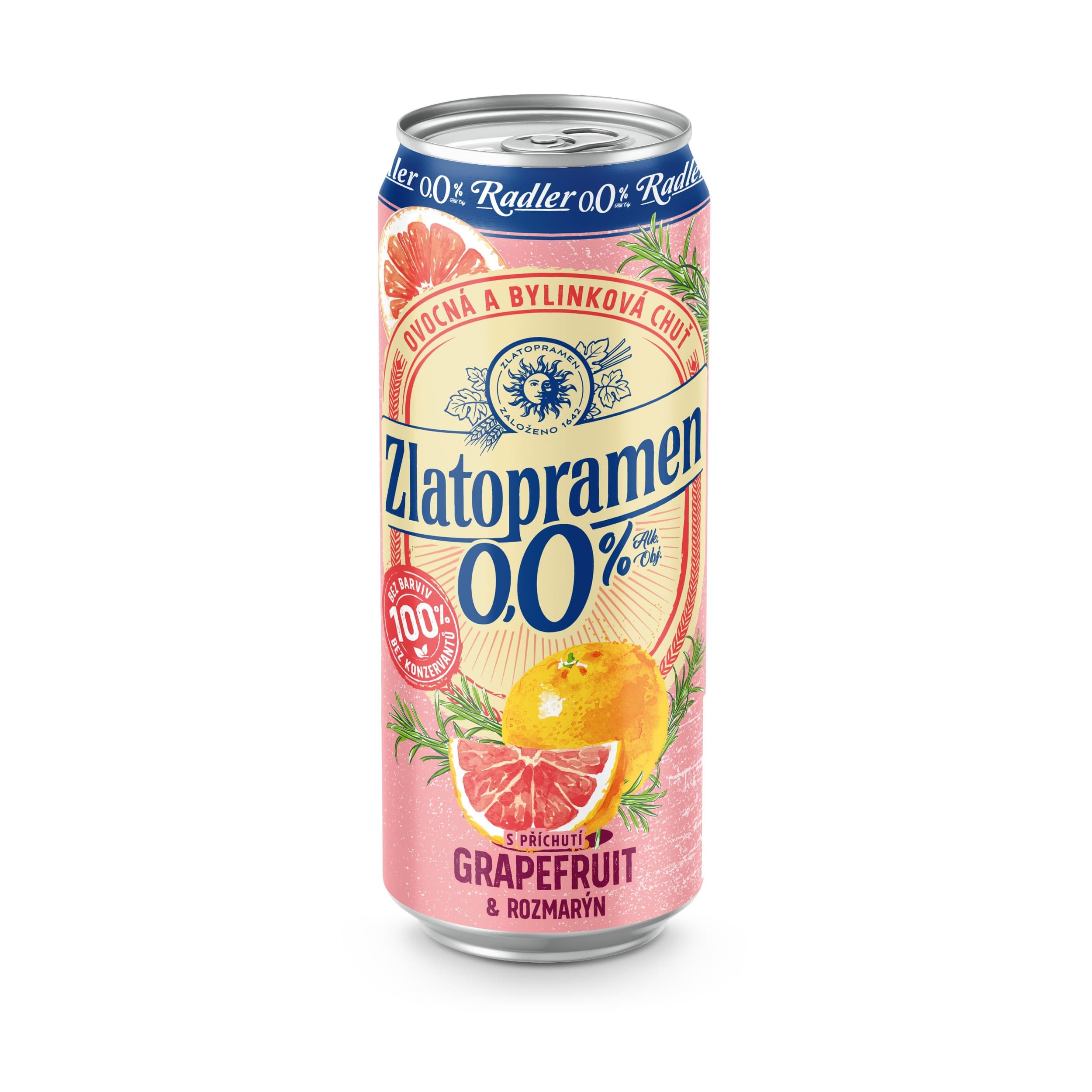 Zlatopramen Radler grapefruit&rozmarýn 0,5 l
