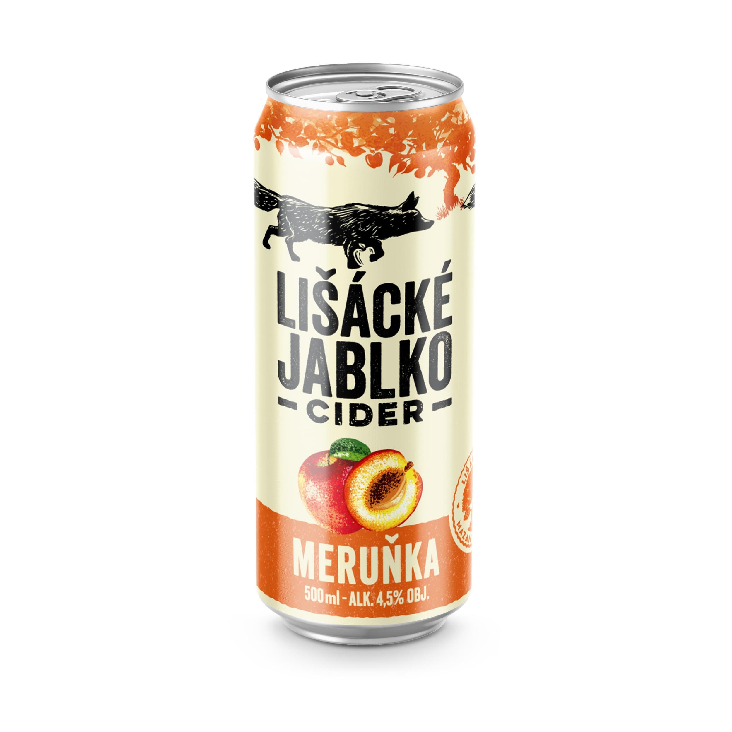 Lišácké jablko Meruňka plech 0,5l